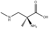 2-AMINO-2-METHYL-3-METHYLAMINO-PROPANOIC ACID Struktur