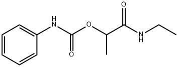 N-Ethyl-2-(phenylcarbamoyloxy)propanamide Struktur