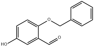 2-Benzyloxy-5-hydroxy-benzaldehyde Struktur