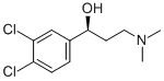 (S)-1-(3,4-DICHLORO-PHENYL)-3-DIMETHYLAMINO-PROPAN-1-OL
 Struktur