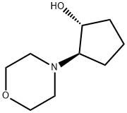 (1R-trans)-2-(4-Morpholinyl)cyclopentanol Struktur