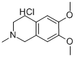 2-METHYL-6,7-DIMETHOXY-1,2,3,4-TETRAHYDROISOQUINOLINE HYDROCHLORIDE Struktur