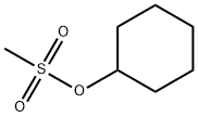 CYCLOHEXYLMETHANESULPHONATE Struktur