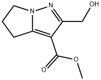 Methyl 2-(hydroxymethyl)-5,6-dihydro-4H-pyrrolo[1,2-b]pyrazole-3-carboxylate Struktur