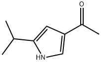 Ethanone, 1-[5-(1-methylethyl)-1H-pyrrol-3-yl]- (9CI) Struktur