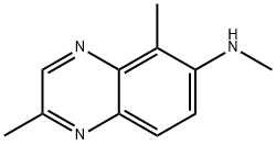 6-Quinoxalinamine,N,2,5-trimethyl-(9CI) Struktur