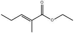 ethyl (E)-2-methylpent-2-en-1-oate  Struktur