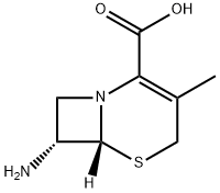 5-Thia-1-azabicyclo[4.2.0]oct-2-ene-2-carboxylicacid,7-amino-3-methyl-,(6R-trans)-(9CI) Struktur