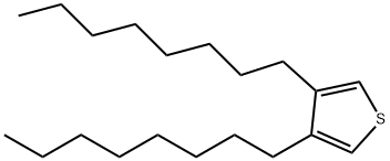 3,4-DIOCTYLTHIOPHENE Struktur