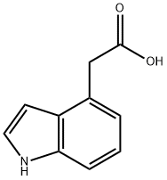 2-(1H-INDOL-4-YL)ACETIC ACID Struktur