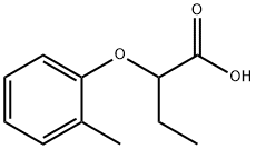 2-(2-METHYLPHENOXY)BUTANOIC ACID Struktur