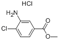 3-AMINO-4-CHLOROBENZOIC ACID METHYL ESTER HYDROCHLORIDE Struktur