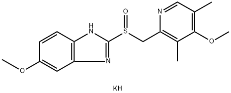 Esomeprazole potassium Struktur