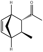 Ethanone, 1-[(1R,2R,3S,4S)-3-methylbicyclo[2.2.1]hept-5-en-2-yl]- (9CI) Struktur