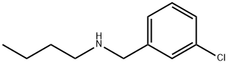 N-(3-CHLOROBENZYL)BUTAN-1-AMINE Struktur