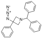 3-AZIDO-1-(DIPHENYLMETHYL)-3-PHENYL-AZETIDINE Struktur