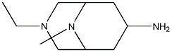 3,9-Diazabicyclo[3.3.1]nonan-7-amine,3-ethyl-9-methyl-,exo-(9CI) Struktur