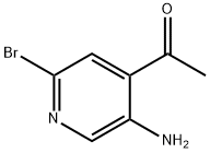 1-(5-AMino-2-broMo-4-pyridinyl)-ethanone Struktur