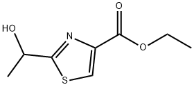 4-Thiazolecarboxylicacid,2-(1-hydroxyethyl)-,ethylester(9CI) Struktur