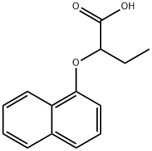 2-(1-NAPHTHYLOXY)BUTANOIC ACID Struktur