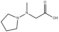 Glycine, N-methyl-N-1-pyrrolidinyl- (9CI) Struktur