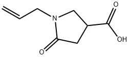 1-ALLYL-5-OXO-PYRROLIDINE-3-CARBOXYLIC ACID Struktur