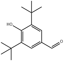 3,5-Di-tert-butyl-4-hydroxybenzaldehyde Struktur