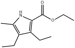 3,4-DIETHYL-2-ETHOXYCARBONYL-5-METHYLPYRROLE Struktur