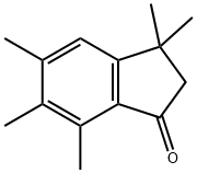 3,3,5,6,7-Pentamethyl-1-indanone Struktur