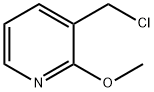 2-METHOXY-3-CHLOROMETHYL PYRIDINE Struktur