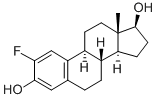 2-fluoroestradiol Struktur