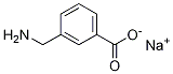 Benzoic acid, 3-(aMinoMethyl)-, MonosodiuM salt Struktur