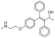 (E)-α-Methyl-β-[[4-[2-(MethylaMino)ethoxy]phenyl]phenylMethylene]benzeneethanol Struktur