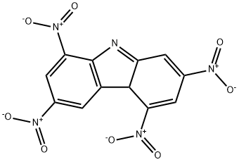 2,4,6,8-Tetranitro-4aH-carbazole Struktur