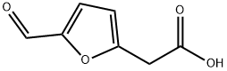 2-Furanacetic acid, 5-formyl- (9CI) Struktur