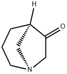 1-Azabicyclo[3.2.1]octan-6-one,(1S,5R)-(9CI) Struktur