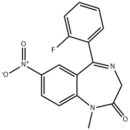 FLUNITRAZEPAM Struktur