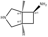 3-Azabicyclo[3.2.0]heptan-6-amine,5-methyl-,(1alpha,5alpha,6beta)-(9CI) Struktur