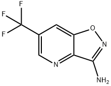 6-(Trifluoromethyl)-[1,2]oxazolo[4,5-b]pyridin-3-amine Struktur