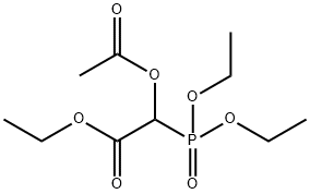 ETHYL 2-ACETOXY-2-(DIETHOXYPHOSPHORYL)ACETATE Struktur