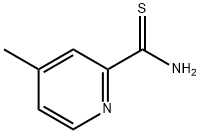 4-METHYLPYRIDINE-2-CARBOTHIOAMIDE Struktur