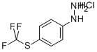 4-(TRIFLUOROMETHYL)THIOPHENYLHYDRAZINE HYDROCHLORIDE Struktur