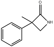 3-Methyl-3-phenylazetidin-2-one Struktur