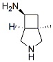 3-Azabicyclo[3.2.0]heptan-6-amine,1-methyl-,(1alpha,5alpha,6beta)-(-)-(9CI) Struktur