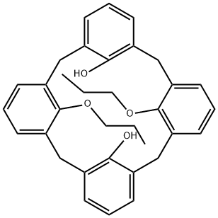 25,27-DIPROPOXYCALIX[4]ARENE Struktur