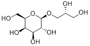 (2R)-2,3-Dihydroxypropyl-b-D-galactopyranoside Struktur