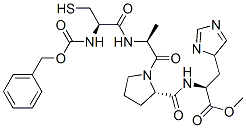 Z-Cys-ala-pro-his-ome Struktur