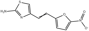 2-AMINO-4-(2-(5-NITRO-2-FURYL)VINYL)-1,3-THIAZOLE Struktur