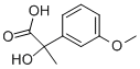 2-HYDROXY-2-(3-METHOXYPHENYL)PROPANOIC ACID Struktur