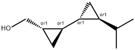 [1,1-Bicyclopropyl]-2-methanol,2-(1-methylethyl)-,[1alpha(1R*,2S*),2alpha]-(9CI) Struktur